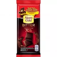 Фото акции Шоколад горький Alpen Gold Альпен Гольд, 80г