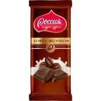 Фото акции Шоколад КОФЕ С МОЛОКОМ мол.с доб.коф.90г
