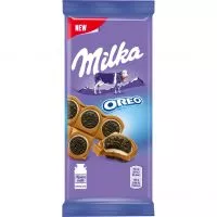 Фото акции Шоколад Milka Oreo Молочный с начинкой 92г