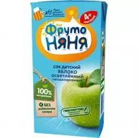 Фото акции Сок ФрутоНяня Яблочный 200мл