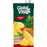 Фото акции Сокосодержащий напиток из ананаса и банана ТМ «Global Village» 1,93л для детей дошкольного и школьного возраста (от 3 лет)