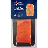 Фото акции Соленая пищевая рыбная продукция нерка филе-кусок слабосоленая 150г