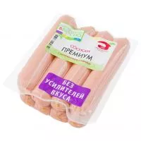 Фото акции Сосиски Премиум, с натуральными сливками, Мясной дом Бородина, 480 г