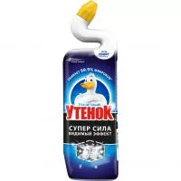Фото акции Средство для чистки унитаза Туалетный Утенок Супер Сила Видимый Эффект 900мл