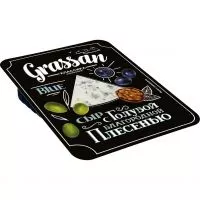 Фото акции Сыр Grassan с голубой благородной плесенью 50% 100г