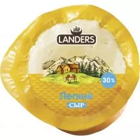Фото акции Сыр Легкий, Landers, 30%, 230 г