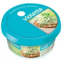Фото акции Сыр Violette, творожный, с зеленью, 70%, 140 г