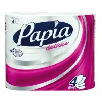Фото акции Туалетная бумага Papia Deluxe 4 рулона 4 слоя