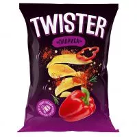 Фото акции TWISTER КАРТОФЕЛЬ ХРУСТЯЩИЙ «Со вкусом паприки» 150г