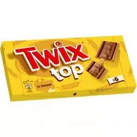 Фото акции TWIX Печ.TOP сдоб.мол.шок/кар/к.мас.126г