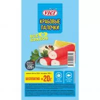 Фото акции VICI Палочки крабовые охл. имит. 220г