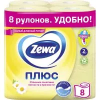Фото акции ZEWA Бум.аром.туал.жёл.ар.ромаш.2сл 8рул