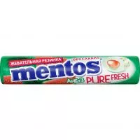 Фото акции Жевательная резинка «МЕНТОС» «MENTOS PURE FRESH» со вкусом Арбуза 15,5г