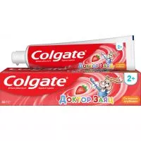 Фото акции Зубная паста Colgate Доктор Заяц детская со вкусом клубники 50 мл