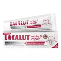 Фото акции Зубная паста Lacalut White&Repair, в ассортименте, 50 мл