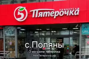 Пятерочка в с.Поляны