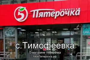 Пятерочка в с.Тимофеевка
