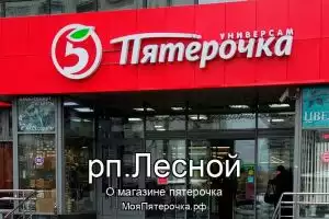 Пятерочка в рп.Лесной