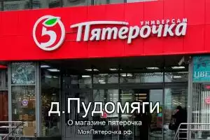 Пятерочка в д.Пудомяги