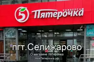 Пятерочка в пгт.Селижарово