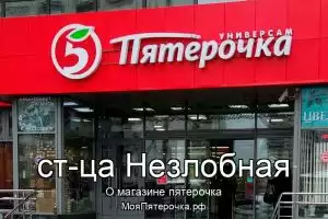Пятерочка в ст-ца Незлобная