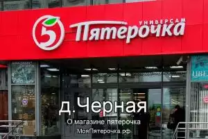 Пятерочка в д.Черная