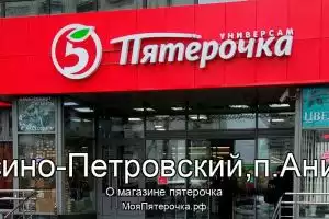 Пятерочка в го.Лосино-Петровский,п.Аничково