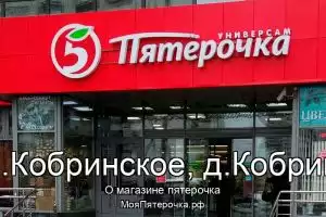 Пятерочка в сп.Кобринское, д.Кобрино