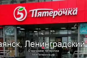 Пятерочка в г.Саянск, Ленинградский мкр